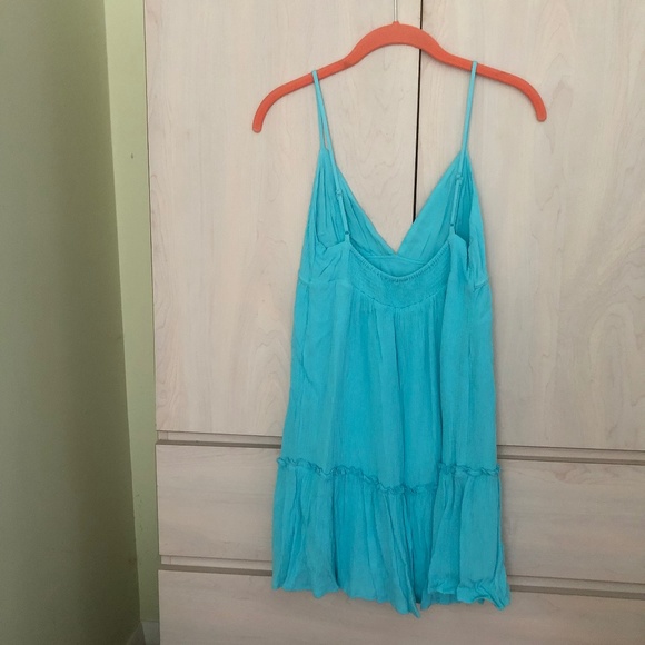 Beautiful New Garage Turquoise Blue Dress w/ Adjustable Straps - Picture 3 of 3